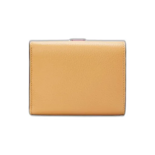 Trifold wallet in soft grained calfskin