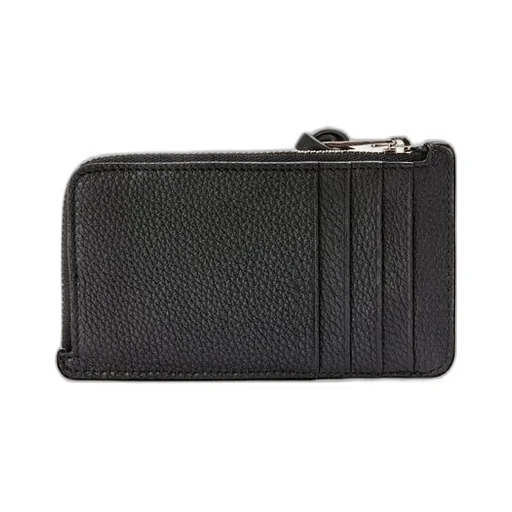 Coin cardholder in soft grained calfskin