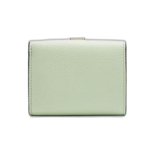 Trifold wallet in soft grained calfskin