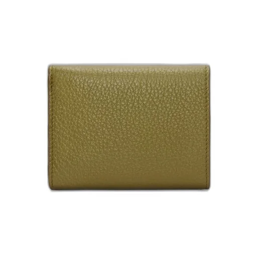 Trifold wallet in soft grained calfskin