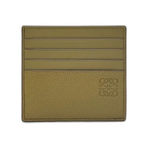 Open cardholder in soft grained calfskin