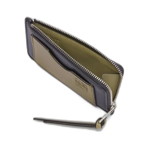 Coin cardholder in soft grained calfskin