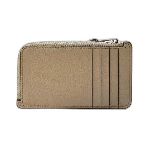 Coin cardholder in soft grained calfskin