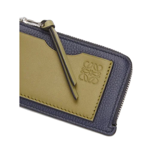 Coin cardholder in soft grained calfskin