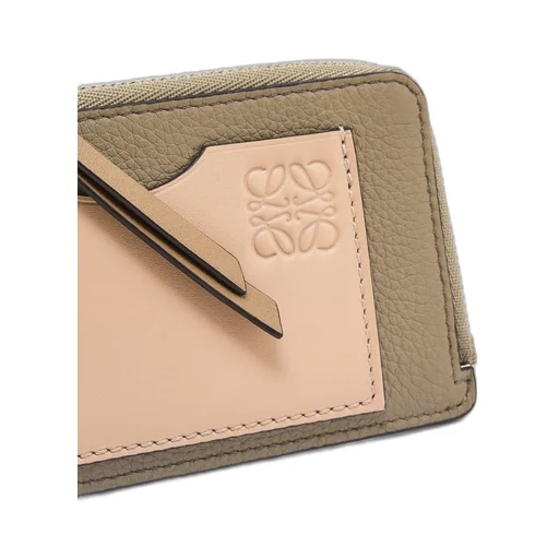 Coin cardholder in soft grained calfskin