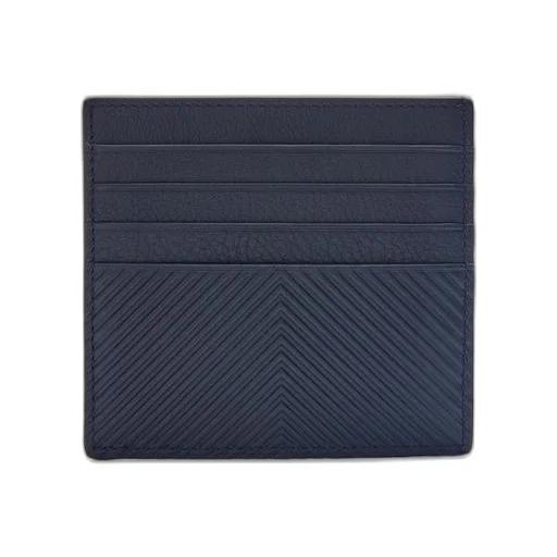 Open cardholder in textured classic calfskin