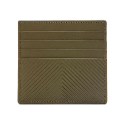 Open cardholder in textured classic calfskin