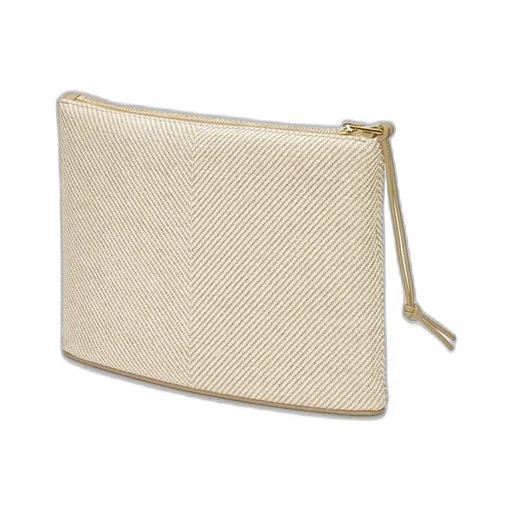 Oblong pouch in LOEWE jacquard and calfskin