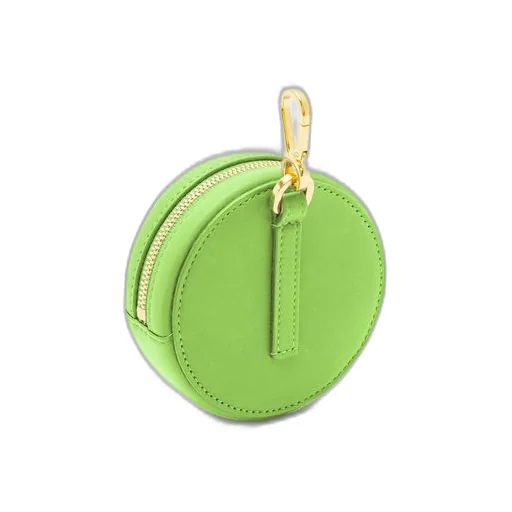 Inflated Anagram cookie charm in silk calfskin