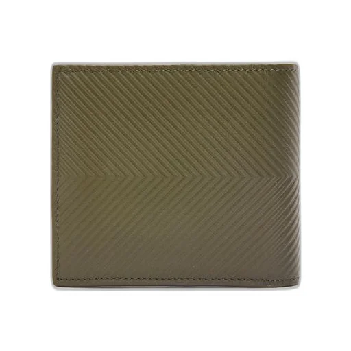 Bifold wallet in textured classic calfskin