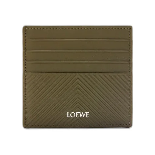 Open cardholder in textured classic calfskin