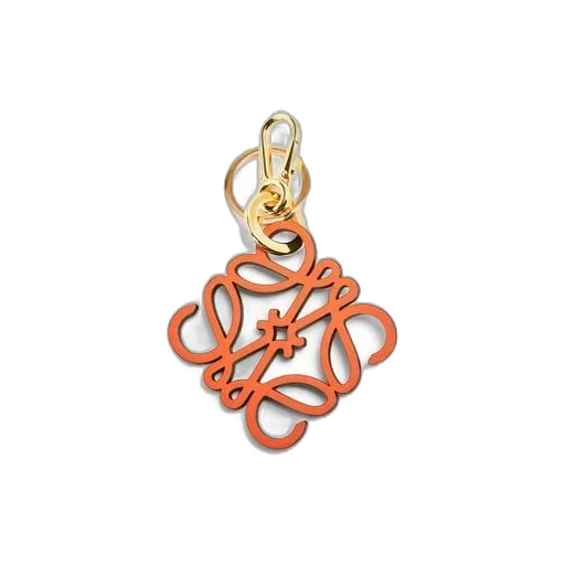 Anagram charm in calfskin