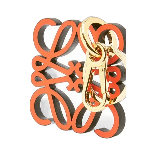 Anagram charm in calfskin