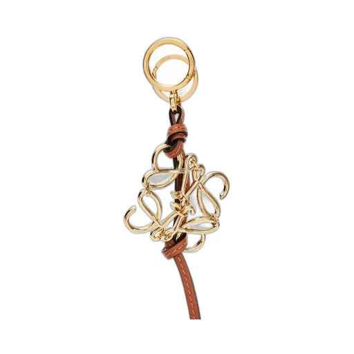 Anagram charm in calfskin