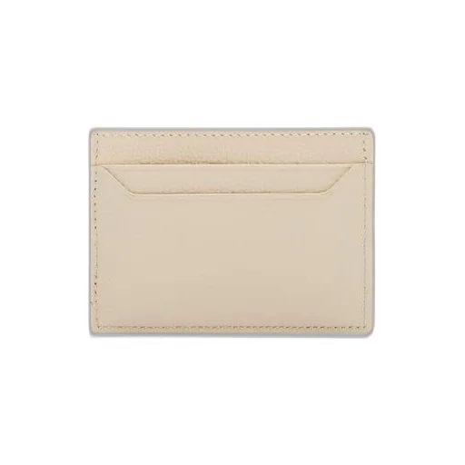 Anagram plain cardholder in pebble grain calfskin