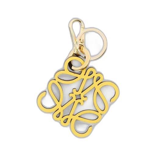 Anagram charm in calfskin