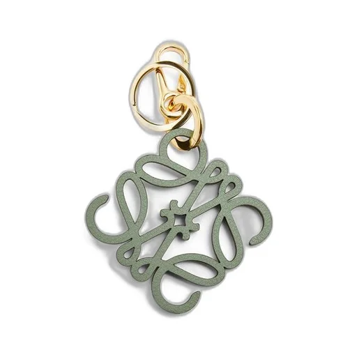 Anagram charm in calfskin