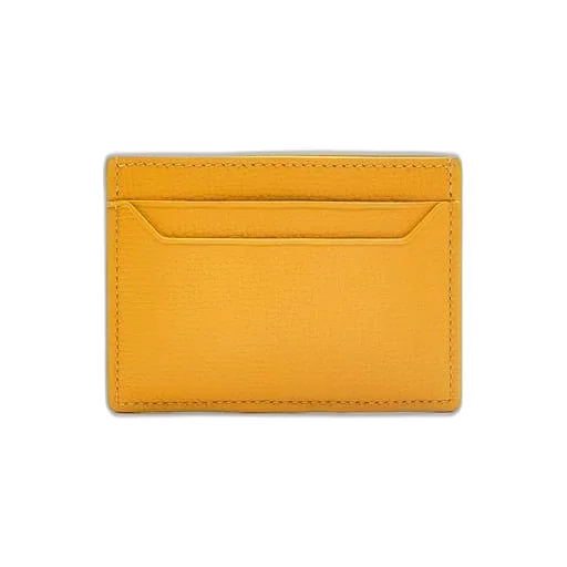 Anagram plain cardholder in pebble grain calfskin