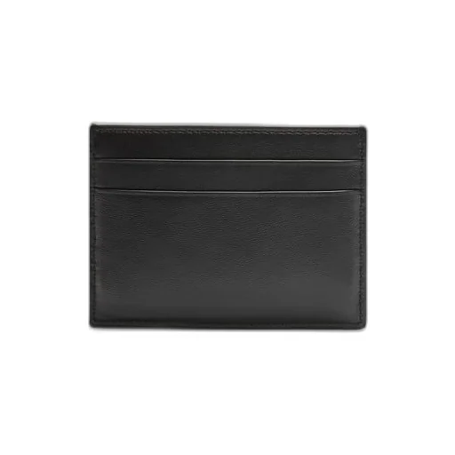 Puffer Anagram plain cardholder in shiny nappa calfskin