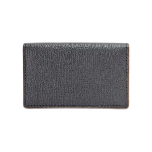 Anagram business cardholder in pebble grain calfskin
