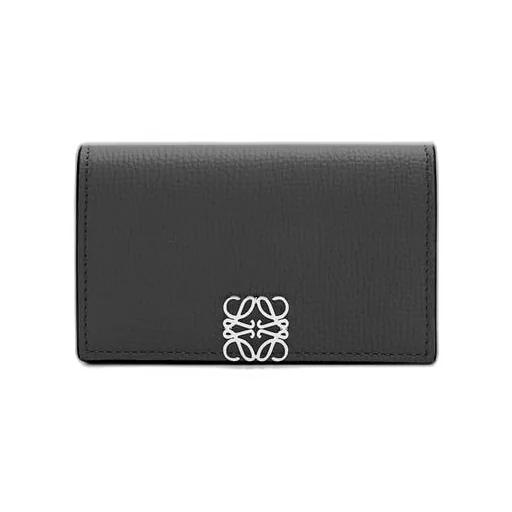 Anagram business cardholder in pebble grain calfskin
