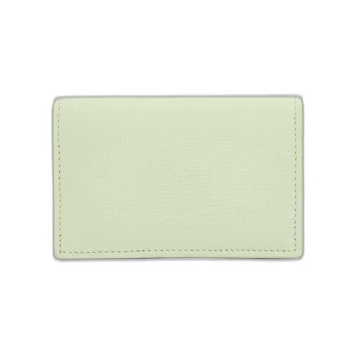 Anagram business cardholder in pebble grain calfskin