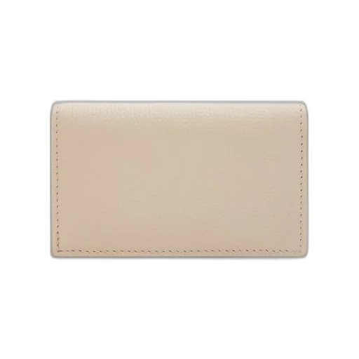 Anagram business cardholder in pebble grain calfskin