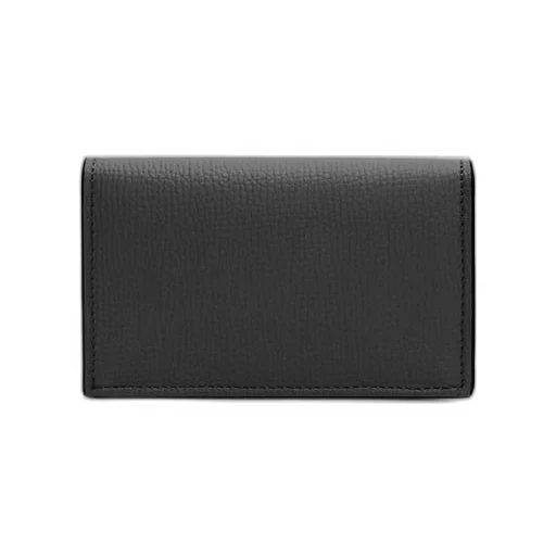Anagram business cardholder in pebble grain calfskin