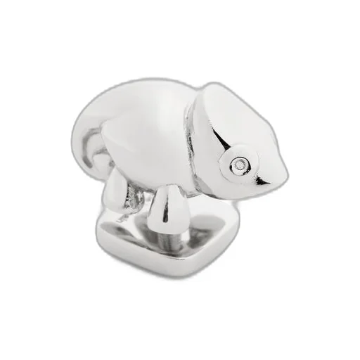 Chameleon pin in brass
