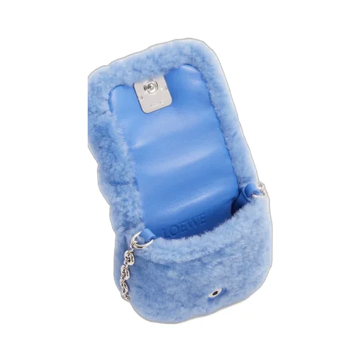 Puffer Goya case in shearling