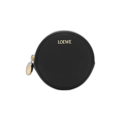 Pebble cookie key holder in shiny nappa calfskin
