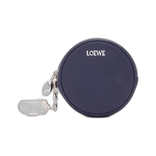 Pebble cookie key holder in shiny nappa calfskin