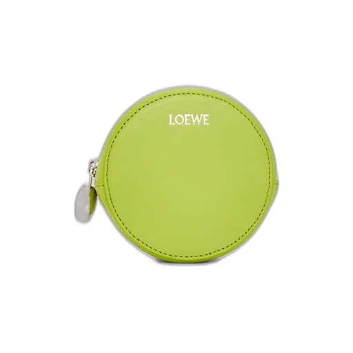Pebble cookie key holder in shiny nappa calfskin
