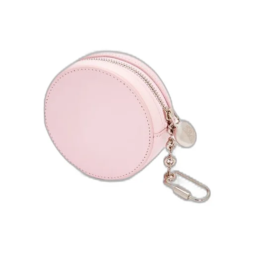 Pebble cookie key holder in shiny nappa calfskin