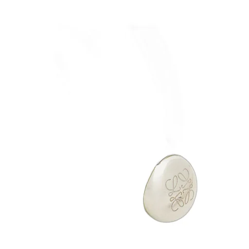 Pebble cookie key holder in shiny nappa calfskin