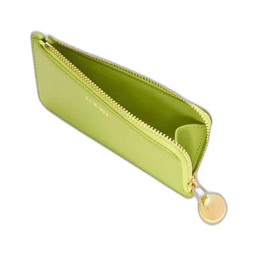 Pebble coin cardholder in shiny nappa calfskin