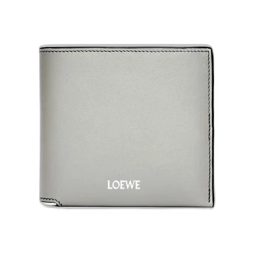 Bifold wallet in shiny nappa calfskin
