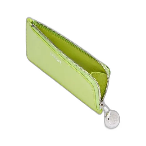 Pebble coin cardholder in shiny nappa calfskin