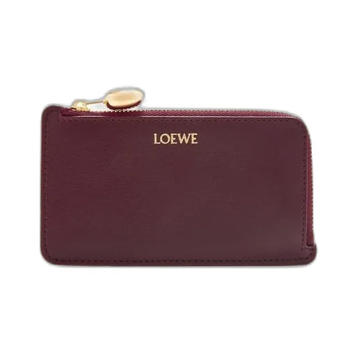 Pebble coin cardholder in shiny nappa calfskin