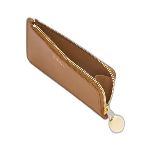 Pebble coin cardholder in shiny nappa calfskin