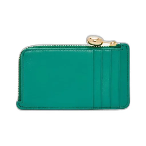 Pebble coin cardholder in shiny nappa calfskin