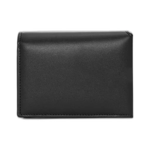 Folded wallet in shiny nappa calfskin