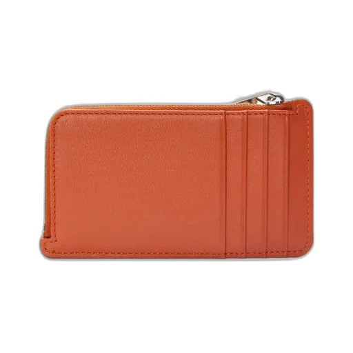 Knot coin cardholder in shiny nappa calfskin