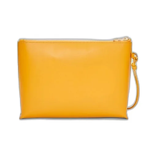 Embossed LOEWE T Pouch in shiny nappa calfskin