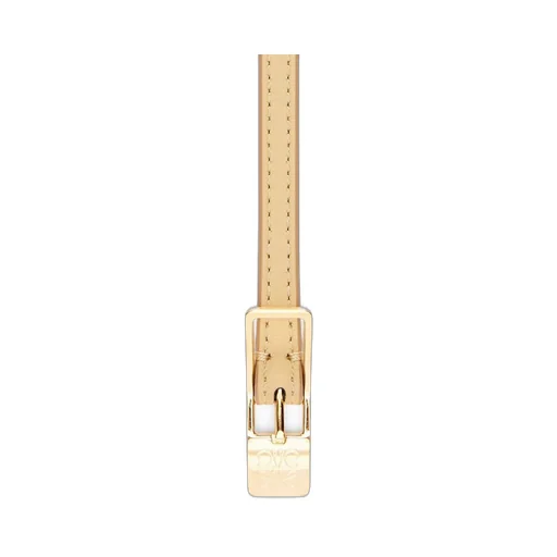 Amazona padlock belt in smooth calfskin