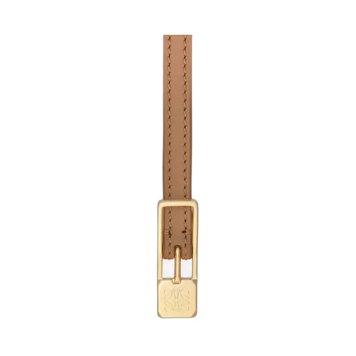 Amazona padlock belt in smooth calfskin