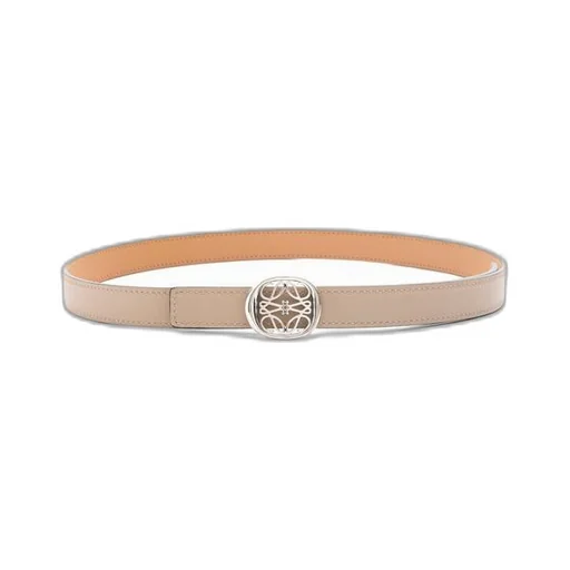 Reversible Anagram Ellipse belt in smooth calfskin