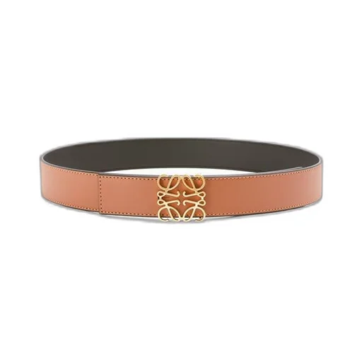 Reversible Anagram belt in smooth calfskin