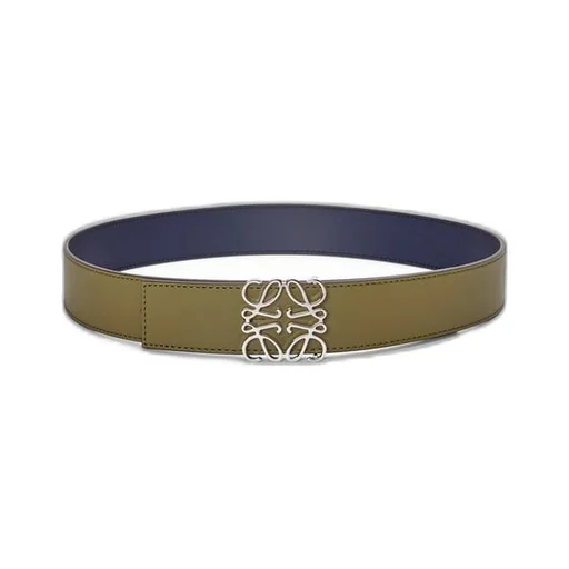 Reversible Anagram belt in smooth calfskin