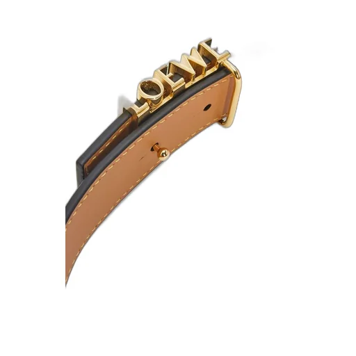 LOEWE graphic belt in classic calfskin